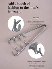 Styling Combs, Texture Combs, Fluffy Wide-Toothed Styling Combs, Best Hair Styling Tools, Fluffy Styling Tools, Bangs Gap Trimming Accessories.Travel Holiday Essentials, Brush, Hair Brush, Wooden Comb, Hair Brush, Mini Hair Brush, Detangling Brush - Multicolor - View 4