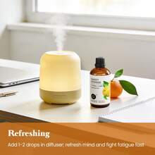 EVOKE OCCU Sweet Orange Essential Oil, Uplifting Bright Citrus Scent, For Cleaning & Air Purify, 10mL/30mL/100mL Orange Oil For Stress Relief Diffuser Bath Massage DIY Candle Soap Making - Sweet Orange - View 4