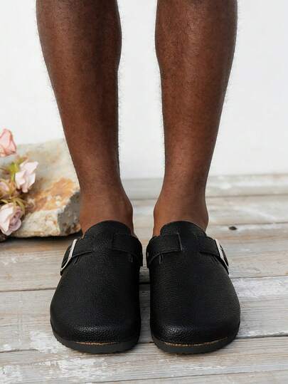 Sandalias casuales de verano de estilo bohemio para hombres de talla grande, hechas de EVA (copolímero de etileno y acetato de vinilo) con hebilla de cuero PU, adecuadas para uso en exteriores/interiores, playa, vacaciones, transpirables y antideslizantes, apropiadas para adolescentes, uso casual de verano, deportes al aire libre, vacaciones, regalo de graduación, accesorio de cumpleaños