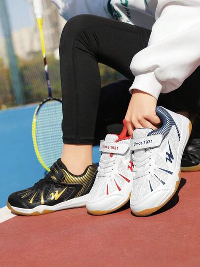 2026春季新款透气缓震羽毛球鞋，适用于比赛和硬地训练，轻便减震网面羽毛球/网球鞋，男女通用，尺码35-45