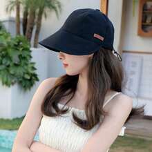 女士渔夫帽 女士春夏防紫外线遮阳帽 纯色帽子 - 彩色 - 查看 5
