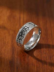 MONALLY 欧洲和美国嘻哈风新款复古维京符文古老戒指男士时尚复古朋克派对配饰珠宝礼品完美礼物 - 戒指 - 查看 2