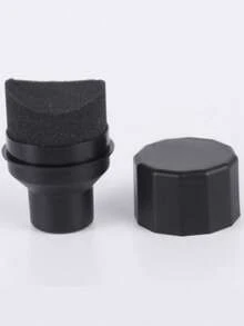 Cepillo esponja de mano para limpieza del interior del coche, esponja curva para pulir y encerar neumáticos, esponja de alta densidad para encerar - 1 pieza roja - Ver 3