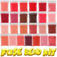 1100颗2.6毫米迷你熔珠像素拼图铁珠熔珠DIY高品质手工工艺品 - 拼豆豆 - 查看 2