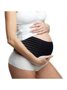 Comfortable Maternity Belly Support Band - Adjustable Breathable Mesh Pregnancy Belly Belt, Pain Relief Brace For Back Pelvis Tummy Hip (2nd/3rd Trimesters & Postnatal), Invisible Under Clothes Pregnancy Daily Must-Haves - Maternity Belly Support Band - 查看 3