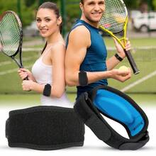 دعامة مرفق قابلة للضبط مناسبة للتنس والريشة الطائرة والرياضات الأخرى. تصميم مناسب للجنسين قابل للضبط لتوفير ارتداء مريح ومدعم - متعدد الألوان - مشاهدة 6