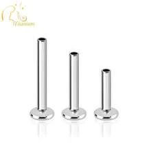 5pcs G23 Titanium Alloy Earring Posts, Handpolished, 14K Plated, Anodized, Suitable For Men And Women, Replacement Earring/Lip/Nose Stud Posts - G23 - View 4