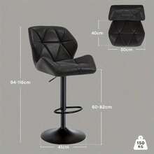 Barstools - ダークブラウン - チェックする 5