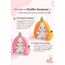 Surprise Plush Rabbit Carrot Easter Bunny Children's Toy Decorative Plush Toy - 橘色 - 查看 6