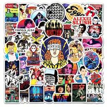 51pcs Season 5 Sticker Collection - Popular Fan Favorite Items, Including Character Stickers Of Will And Eleven, Chief Hopper's Iconic Waffle, Alexei's Beloved Slushie, And Other Iconic Symbols From The Series - Multicolor - View 8