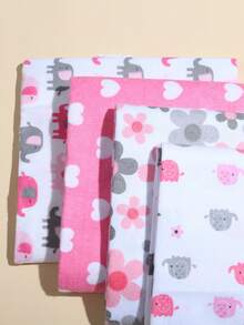 4 chiếc chăn quấn mềm mại cho bé, chăn dễ thương cho trẻ sơ sinh - Nhiều màu - Xem 6