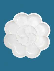 Tabletop Mini Easel Wooden Sketch Folding Easel, Oil Painting Frame Display Multi-Function Portable Painting Board, Paint Brush Cleaner, Palette, Palette Cup, Plum Blossom Palette, Acrylic Watercolor Gouache Palette, Paper Eraser Brush Art Supplies Student Full Set - One Size - View 2