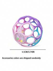 Best Newborn Gift: Soft Grip Ball Rattle - Sensory Development Toy, Enhances Hand Grasping Ability - Multicolor - View 13