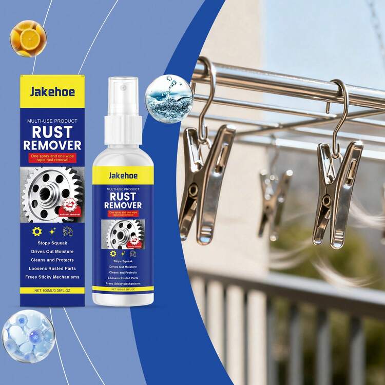 Rust Remover - Metal Surface Cleaner, Removes Stains For A Clean And Bright Finish, Daily Rust Removal And Protective Care, Long-Term Anti-Corrosion And Primer Protection - Liquid - View 4