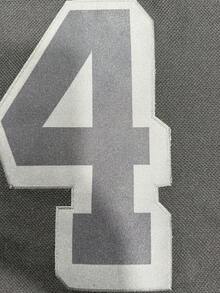 Men's Embroidered Ice Hockey Jersey 8/24 Black Casual V-Neck Long Sleeves T-Shirts Party Sports Top - Black - View 3