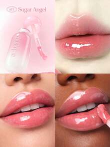 Dasique Glossy Lip Gloss, High-Shine Non-Sticky Moisturizing Lip Makeup, Y2K Rose Girl Party Travel Daily Best Color Charm Atmosphere Holiday Essential, Women's Makeup Gift Christmas Gift Rose Girl Best Color Charm Atmosphere Back To School - #17 Sugar Angel - View 5