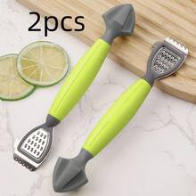 1 pieza/2 piezas Rallador y exprimidor de limón minimalista y multifuncional - Combina las funciones de rallar y exprimir en uno, mientras también sirve como abridor de botellas. Su diseño elegante y práctico lo convierte en un excelente ayudante tanto para tareas de cocina como para reuniones. - Multicolor - Ver 12