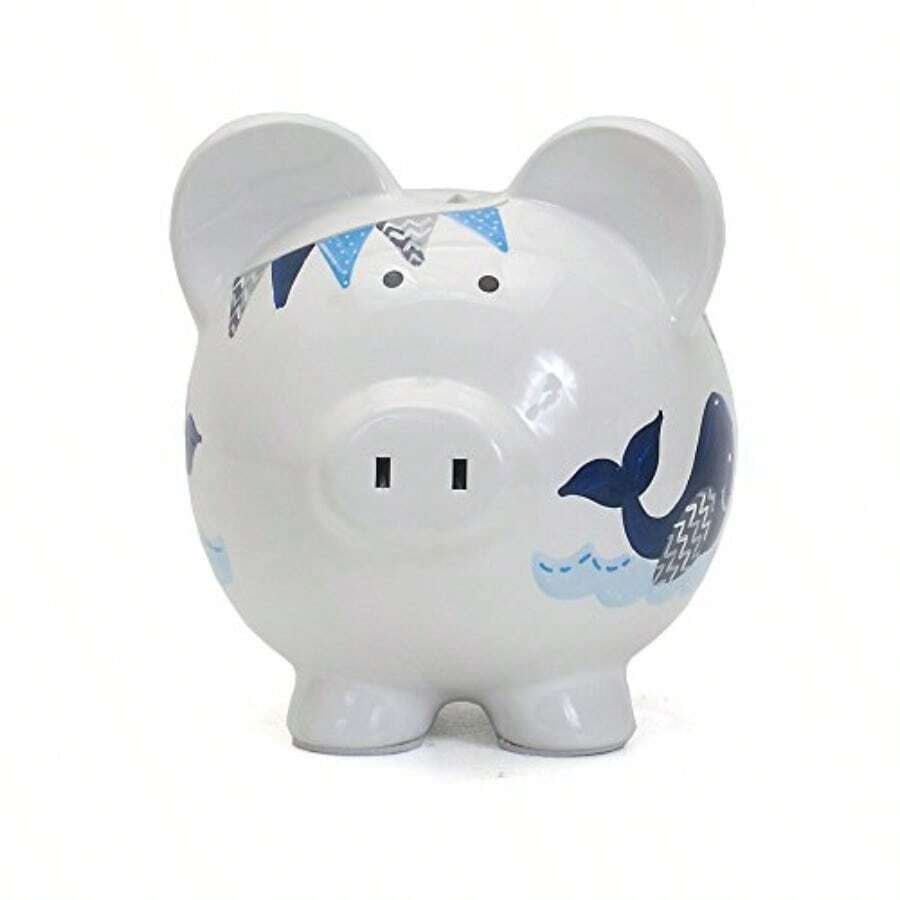 Money Box - Double Blue Whale - View 1