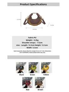 Women's Niche Minimalist Dumpling Bag - Designer-Inspired Small Crescent Moon Crossbody Purse, Cute Micro Handbag With Adjustable Strap, Fashion Mini Bag For Daily Wear Dating Shopping & Gifting - 綠色 - 查看 7
