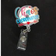 别致的亚克力徽章夹 - 耐用的亚克力夹，适用于护士、医生和医学生 - 有趣的办公用品 - 無色 - 查看 9