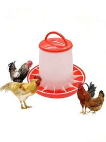 1/1.5/3/5/9公斤容量自动鸡饲料和饮水器，家禽喂食和饮水设备，适用于鸡、鸽子、鹌鹑等家禽，农场动物饲料/水桶，无人值守喂食和饮水装置 - 餵食器 - 查看 8