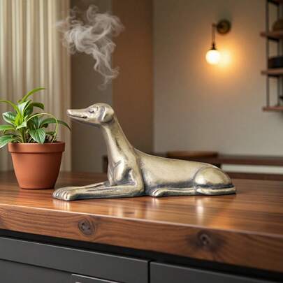 This Vintage Copper-Plated Recumbent Dog Desktop Decor Is A Vintage Brass Sculpture Artwork, Very Suitable For Home, Office Or Cafe Decoration. It Can Be Perfectly Placed On Bookshelves, Living Rooms Or Desks. There Is Also A Brass Mouse Decor Item, Symbolizing Auspiciousness And Prosperity, Suitable For Home, Car And Office Decoration.