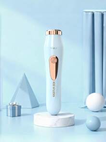 GENAI 三合一女士电动剃须刀，配有面部、身体和鼻部修剪刀头，无痛脱毛，Type-C充电式剃须刀 - 彩色 - 查看 15