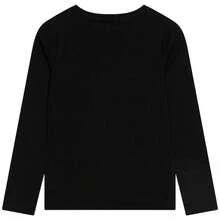 Name It Long-Sleeve T-Shirt 49514535354707 For Girls In Color Black - الأسود - مشاهدة 2