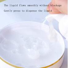 1pc Mousse Foam Bottle With Brush, White Cleansing Foam Bottle, Silicone Brush, Refillable Foam Bottle, Mousse Pump Bottle Container (100ml/150ml/200ml) - White - View 8