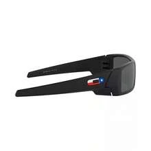 Oakley Gafas de sol tipo lata de gas, OO9014 60 | Gafas de sol para hombre - Negro mate / Negro iridio - Ver 3