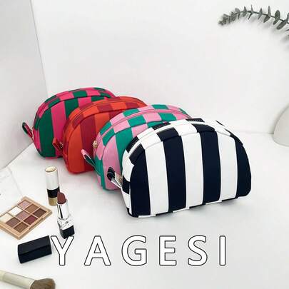 1Pc Striped Polyest…
