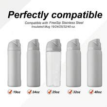 3pcs Silicone Seal Rings Replacement, Designed For O Wa La F Ree Sip Spout Lids - Leak-Proof, Easy Installation, Fits 20oz/24oz/32oz Models - Multicolor - View 4