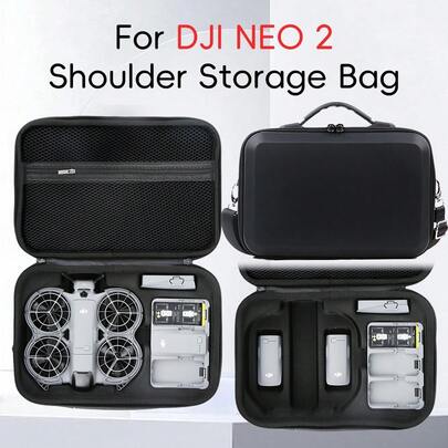 porseejie Bolso de hombro portátil para almacenamiento del controlador remoto Neo 2 RC N3, caja de transporte, bolso de mano, accesorios de dron