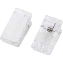 10pcs  10-Pack Self-Adhesive Transparent Clips For Wall/Fabric/Poster Hanging Essentials  Strong Double-Sided Adhesive With No Residue, No Need For Drilling Spring Clips - Băng dính hai mặt - Xem 6