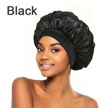 Sleeping Cap, Hair Care, Anti Messy Hair, Dust-Proof Wide Brimmed Hat, Elastic Hair Cover, Toe Cap - Basic model - View 6