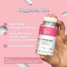 Fresh & Clean pH-Restore Vaginal Suppositories – Boric Acid for pH Balance, Odor Control & Comfort – 30 Vegan Suppositories - Rosa - Ver 5
