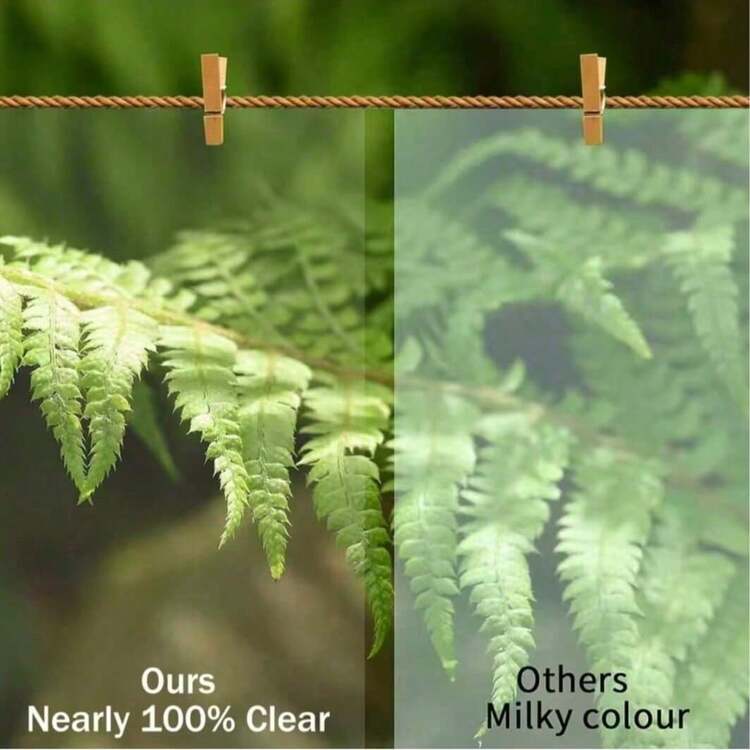 50张A4尺寸PET透明自粘标签贴纸，21x29.7厘米，厚度5密耳，防水防刮，DIY装饰礼品标签，可用喷墨打印机和激光打印机打印 - A4 - 查看 7