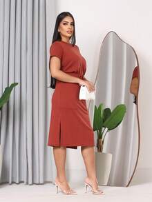 Casual Elegant Conservative / Modest Knot Beach - Terracota - Ver 2