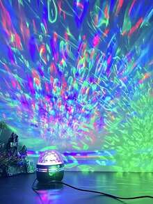 Creative Northern Lights LED Projector Lamp, Dynamic Starry Sky Lighting Effect, Galaxy Atmosphere Light, USB Powered, Couples Holiday Gift, Home Gathering, Event Decor Light, Suitable For Bedroom, Living Room, Game Room, Party, Birthday - Multi-color light - View 8