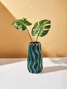 1 hộp trang trí sọc vàng, hũ đựng đa năng, làm thủ công có nắp, bình trang trí nhà cửa. - Nhiều màu - Xem 4