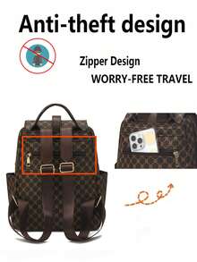 Multifunctional City Backpack | Interpreting The Aesthetics Of All-Scenario Travel, Unlocking Absolute Visual Sovereignty For Commuting, Travel, And Daily Life. A Set Of Equipment With A Scientific Three-Mode Matrix: The Entire Series Is Equipped With Adjustable Shoulder Straps And Top Carry Handle - Multicolor - View 6