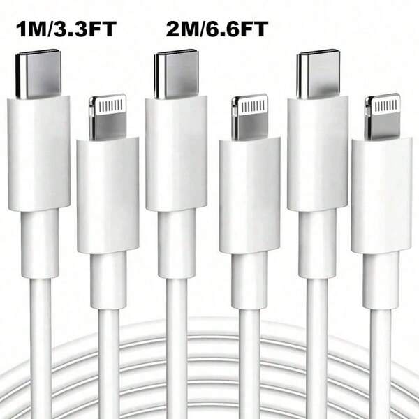 Fast Charging [MFi Certified] 1pc/2pcs USB C To Lightning Cable, Lightning Phone Fast Charging Data Cable Flash Charging Cable Compatible With Iphone Charger Fast Charging Cord, Usbc To Lightning Cable Compatible With Iphone 14/13/12/11 X XS XR 8 Plus And More, USB Charging Cable Compatible With Iphone 11 12 13 14 6 6S 7 8 Plus X XR Pro Max Nan Women's Day Gift Birthday Celebration