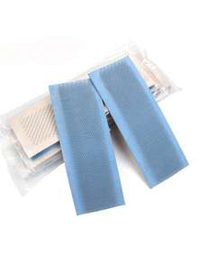 24厘米×9厘米发夹绘图垫，带针状拖拽垫，是一款假发接发工具，用于拉直头发，抚平毛躁和缠结的头发。 - 霧霾藍 - 查看 1