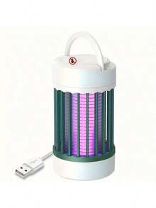 SOKANY Repelente y matamosquitos alimentado por USB, diseño colgante con luz LED y función UV, descarga eléctrica de alta potencia de 360°, funcionamiento silencioso, bajo consumo de energía, adecuado para balcón, jardín, sala de estar y dormitorio, esencial para el control de mosquitos en verano - Multicolor - Ver 14