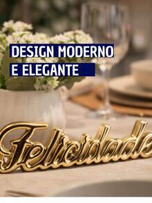 Decorative Porcelain Ornament With Word Design For Interior Decoration - Happiness - View 8
