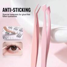 Stainless Steel Anti-Stick Upper, Suitable For Daily Makeup - Pink - View 2
