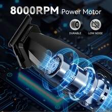 1个HATTEKER USB可充电渐变理发器，男士智能电动理发器，家用 - 彩色 - 查看 7