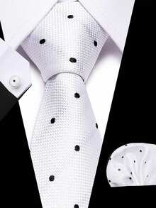 3pcs/Set Men's Tie Set, Multi-Pattern Design, Fashionable And Elegant, Suitable For Dances, Dates, Business Meetings, Weddings, Holidays And Other Occasions - Color Mixing - View 13