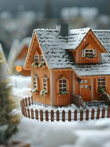 6件套迷你木栅栏套装，装饰性户外屏障，经久耐用，边缘光滑，适用于园艺和微缩景观，易于组装，非常适合打造童话花园和微缩景观主题，是情人节、愚人节、复活节馈赠亲朋好友的理想家居装饰礼物。不适合14岁以下儿童使用。 - A - 查看 3