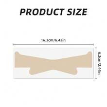 1/3/5/8/10/20PCS Neck Tape Lifting Invisible, Reusable & High Elastic Breathable Neck Lift Tape, Improve Ne-Ck Lines And Wrinkles, Waterproof - Brown - View 3